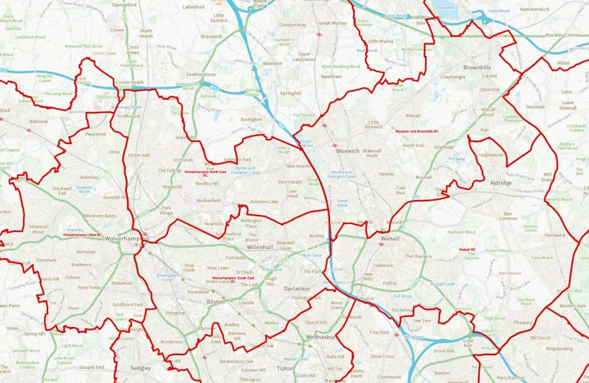 The boundary review could significantly impact Willenhall