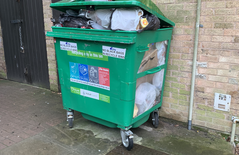 What can and can’t be recycled in Walsall