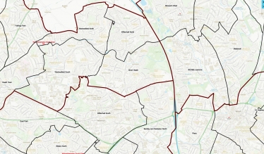 Willenhall area under the boundary commission proposals